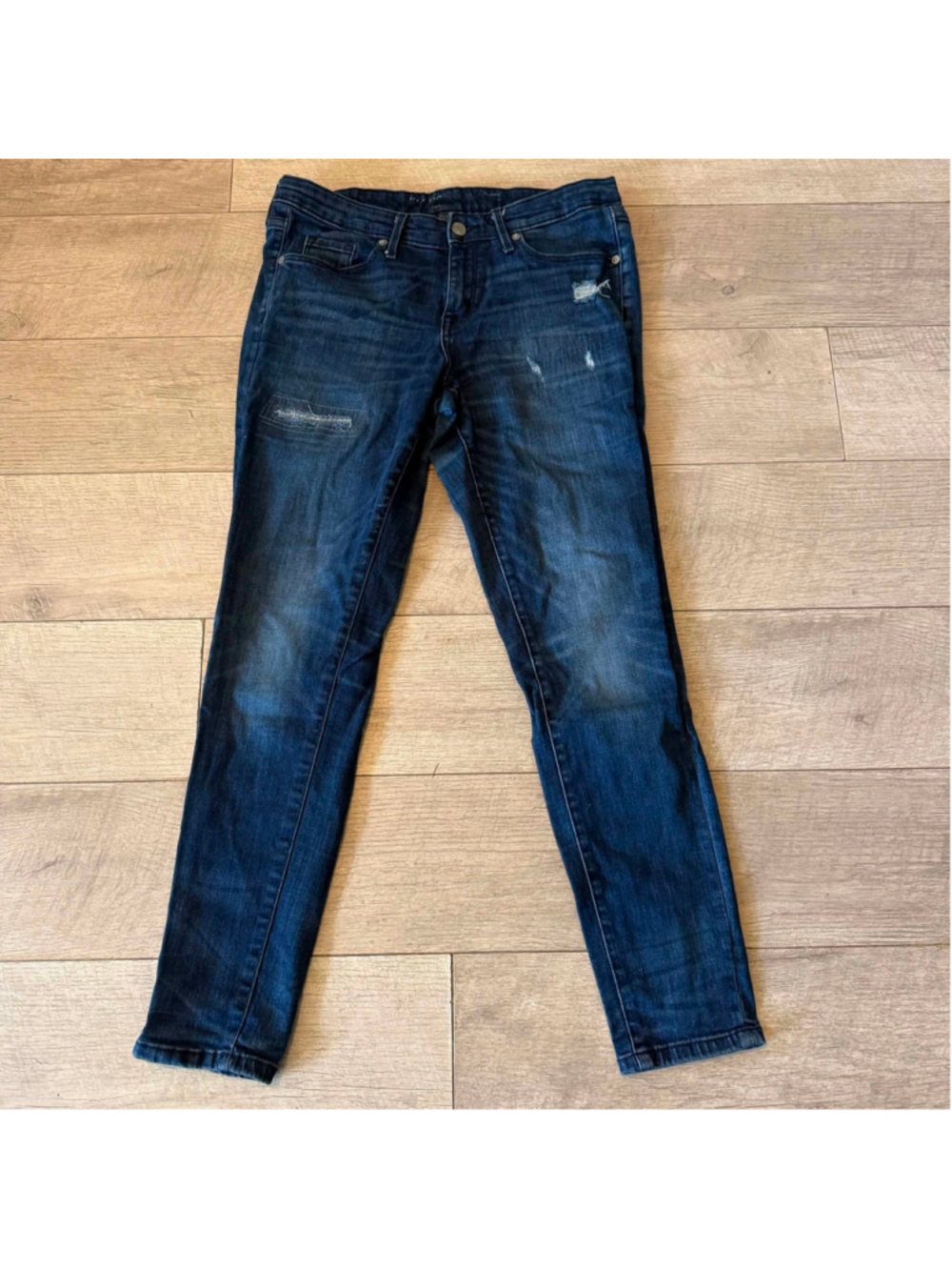 Women's Distressed Skinny Jeans Blue Size 6